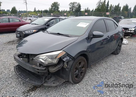 2015 Toyota Corolla Le Premium from USA, damaged, VIN 5YFBURHE6FP351463